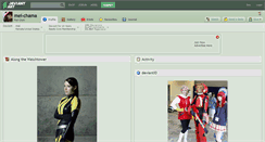 Desktop Screenshot of mei-chama.deviantart.com