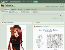 Tablet Screenshot of flaria-icaria.deviantart.com