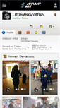 Mobile Screenshot of littlemissscottish.deviantart.com
