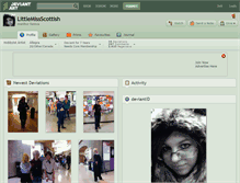 Tablet Screenshot of littlemissscottish.deviantart.com