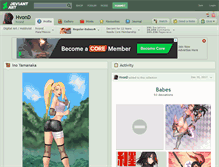 Tablet Screenshot of hvond.deviantart.com