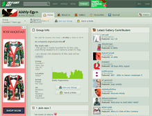 Tablet Screenshot of alahly-egy.deviantart.com