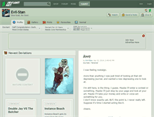 Tablet Screenshot of evil-stan.deviantart.com