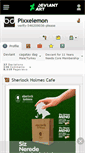 Mobile Screenshot of pixxelemon.deviantart.com