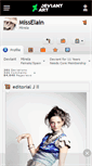 Mobile Screenshot of misselain.deviantart.com