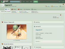 Tablet Screenshot of magedark9.deviantart.com