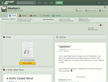 Tablet Screenshot of pikafan11.deviantart.com