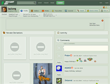 Tablet Screenshot of lazlong.deviantart.com