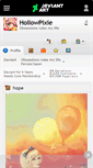 Mobile Screenshot of hollowpixie.deviantart.com