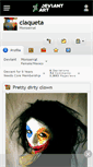 Mobile Screenshot of claqueta.deviantart.com