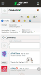 Mobile Screenshot of nova-mist.deviantart.com