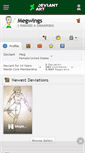 Mobile Screenshot of megwings.deviantart.com