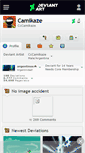 Mobile Screenshot of camikaze.deviantart.com