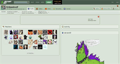 Desktop Screenshot of eclipsedwolf.deviantart.com