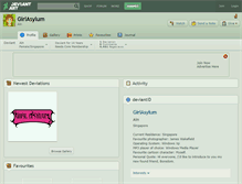 Tablet Screenshot of girlasylum.deviantart.com