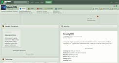Desktop Screenshot of katara4556.deviantart.com