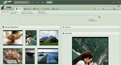 Desktop Screenshot of klaps.deviantart.com