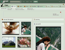 Tablet Screenshot of klaps.deviantart.com