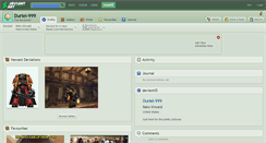 Desktop Screenshot of duriel-999.deviantart.com