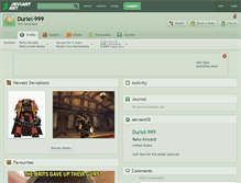 Tablet Screenshot of duriel-999.deviantart.com