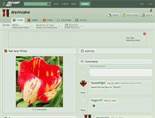 Tablet Screenshot of dravincaine.deviantart.com