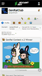 Mobile Screenshot of genraiclub.deviantart.com
