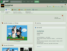 Tablet Screenshot of genraiclub.deviantart.com