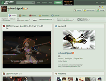 Tablet Screenshot of edwardrigaud.deviantart.com