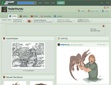 Tablet Screenshot of hodarinundu.deviantart.com