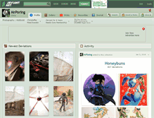 Tablet Screenshot of mrporing.deviantart.com