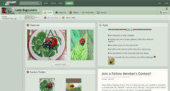 Desktop Screenshot of lady-bug-love.deviantart.com