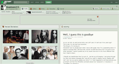 Desktop Screenshot of bluemoon213.deviantart.com