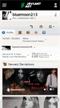 Mobile Screenshot of bluemoon213.deviantart.com