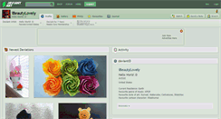 Desktop Screenshot of ibeautylovely.deviantart.com