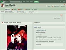 Tablet Screenshot of drocell-fanclub.deviantart.com