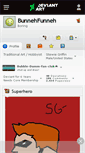 Mobile Screenshot of bunnehfunneh.deviantart.com
