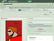Tablet Screenshot of bunnehfunneh.deviantart.com