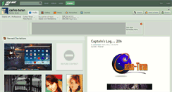 Desktop Screenshot of carlos-teran.deviantart.com