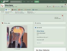 Tablet Screenshot of nima-harpy.deviantart.com