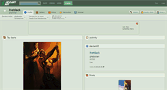 Desktop Screenshot of liveblack.deviantart.com