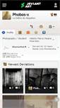 Mobile Screenshot of phobos-x.deviantart.com