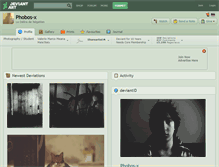Tablet Screenshot of phobos-x.deviantart.com