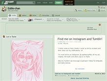 Tablet Screenshot of eddie-chan.deviantart.com