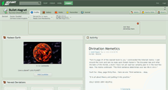 Desktop Screenshot of bullet-magnet.deviantart.com