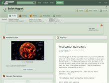 Tablet Screenshot of bullet-magnet.deviantart.com