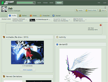 Tablet Screenshot of jiab.deviantart.com
