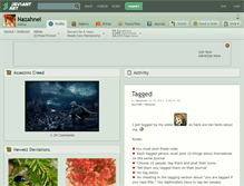 Tablet Screenshot of nazahnel.deviantart.com