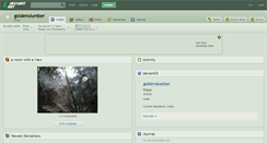 Desktop Screenshot of goldenslumber.deviantart.com