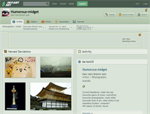 Tablet Screenshot of humorous-midget.deviantart.com
