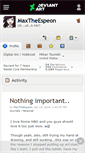 Mobile Screenshot of maxtheespeon.deviantart.com